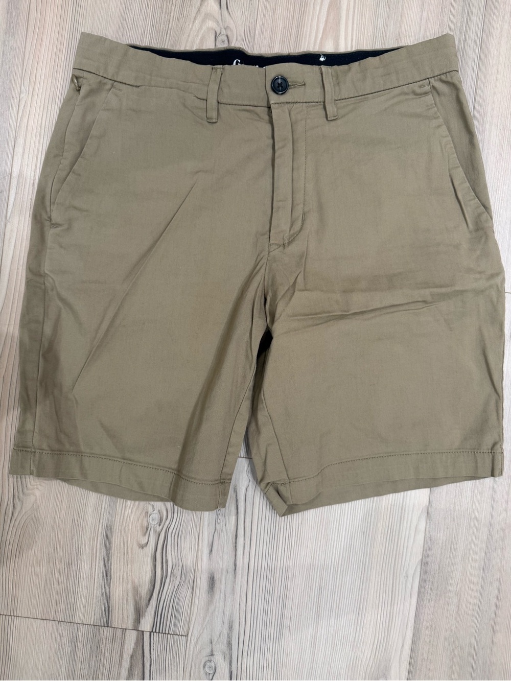 Goodfellow & Co Tan Flat Front Chino Shorts